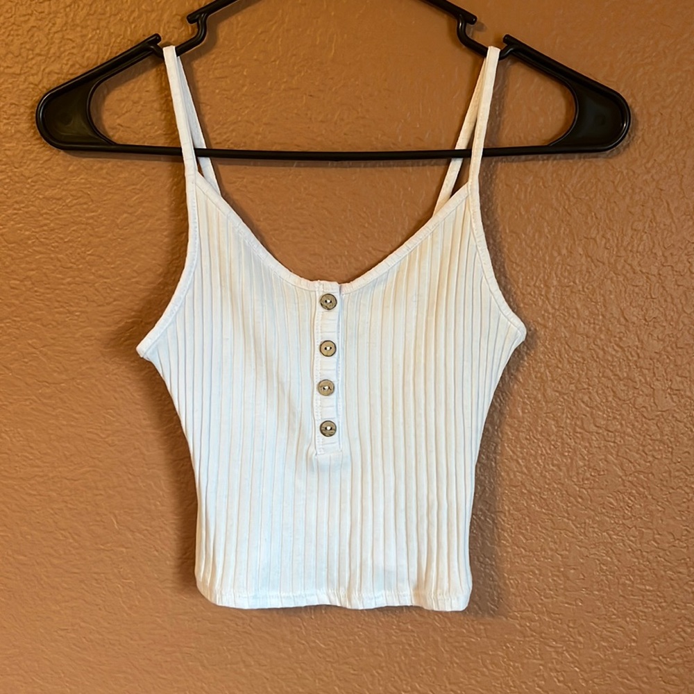 White tank top | crop top